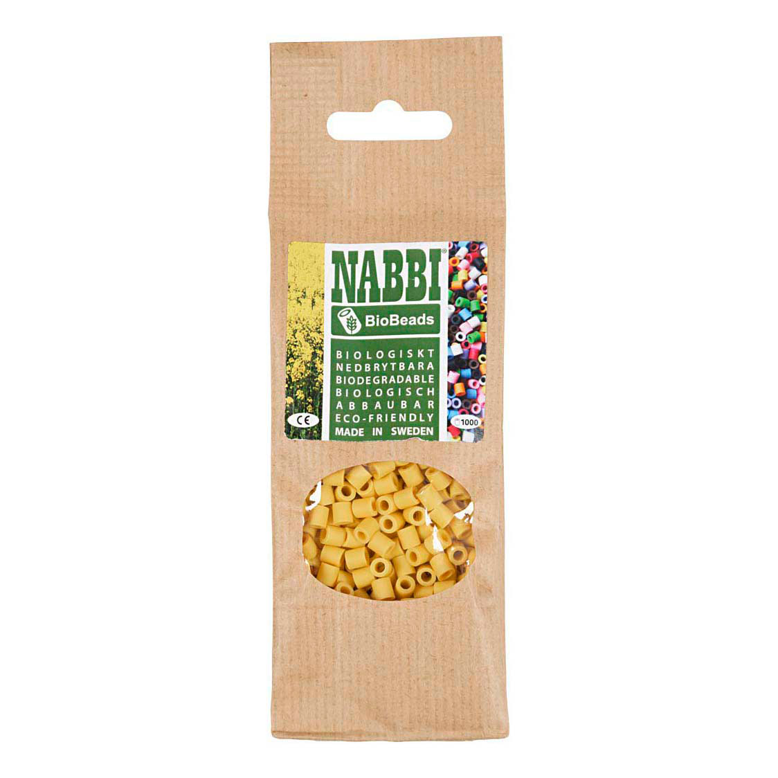 NABBI BioBeads 5x5mm Geel - 1000st.