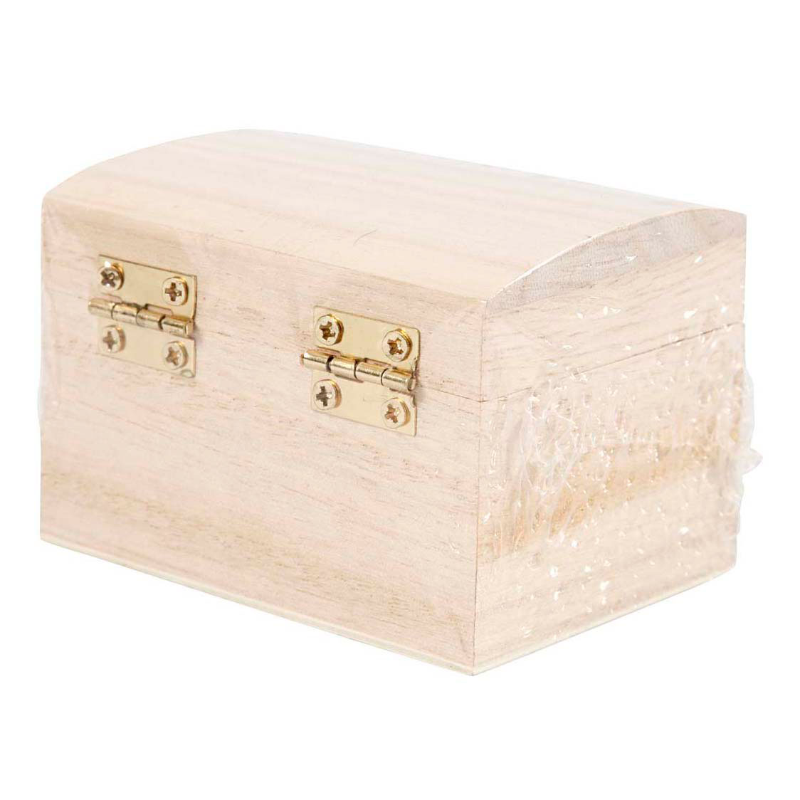 Holzschatzkiste mit Magnetverschluss