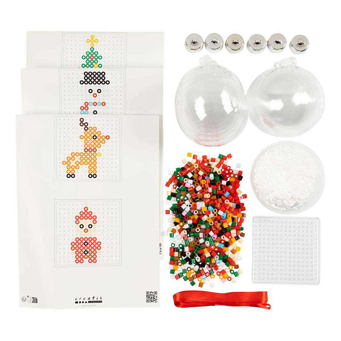 Hobbyset Kerstballen maken met Kralen