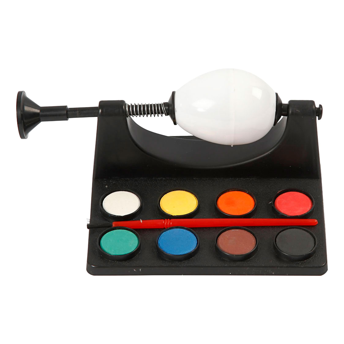 Moulin à peinture Egg Paint avec peinture et pinceau - Noir