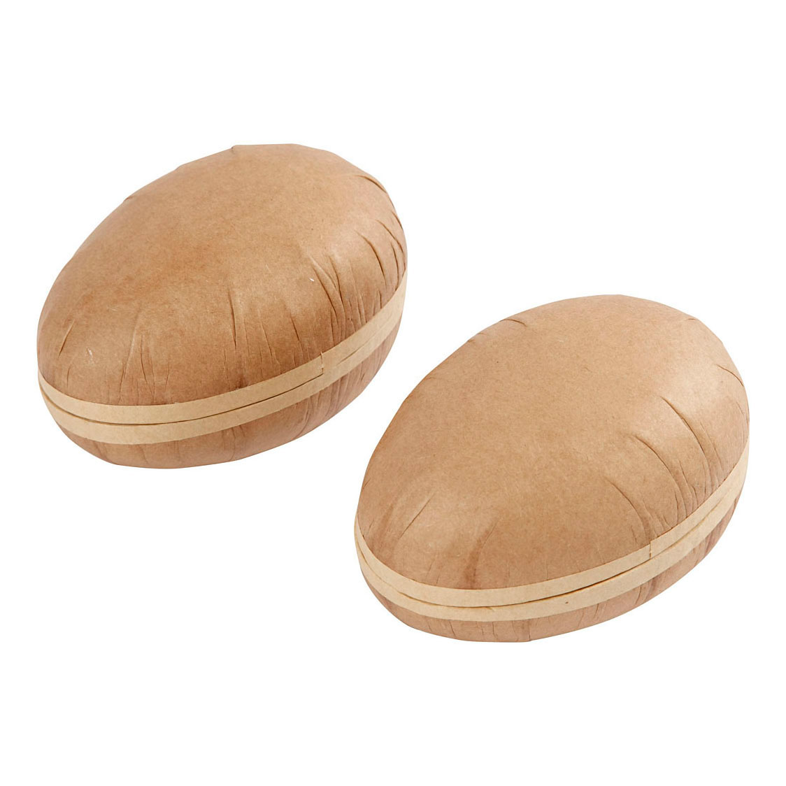 Œufs en carton en deux parties 12 cm - 2 pièces.