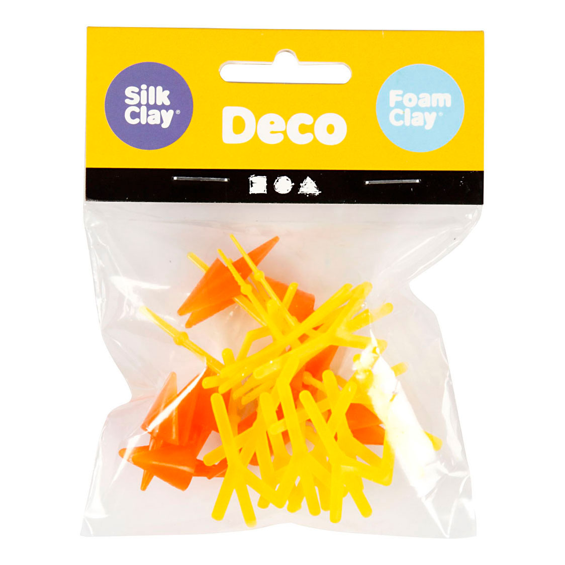 Becs et pattes de poulet en plastique - 8 ensembles