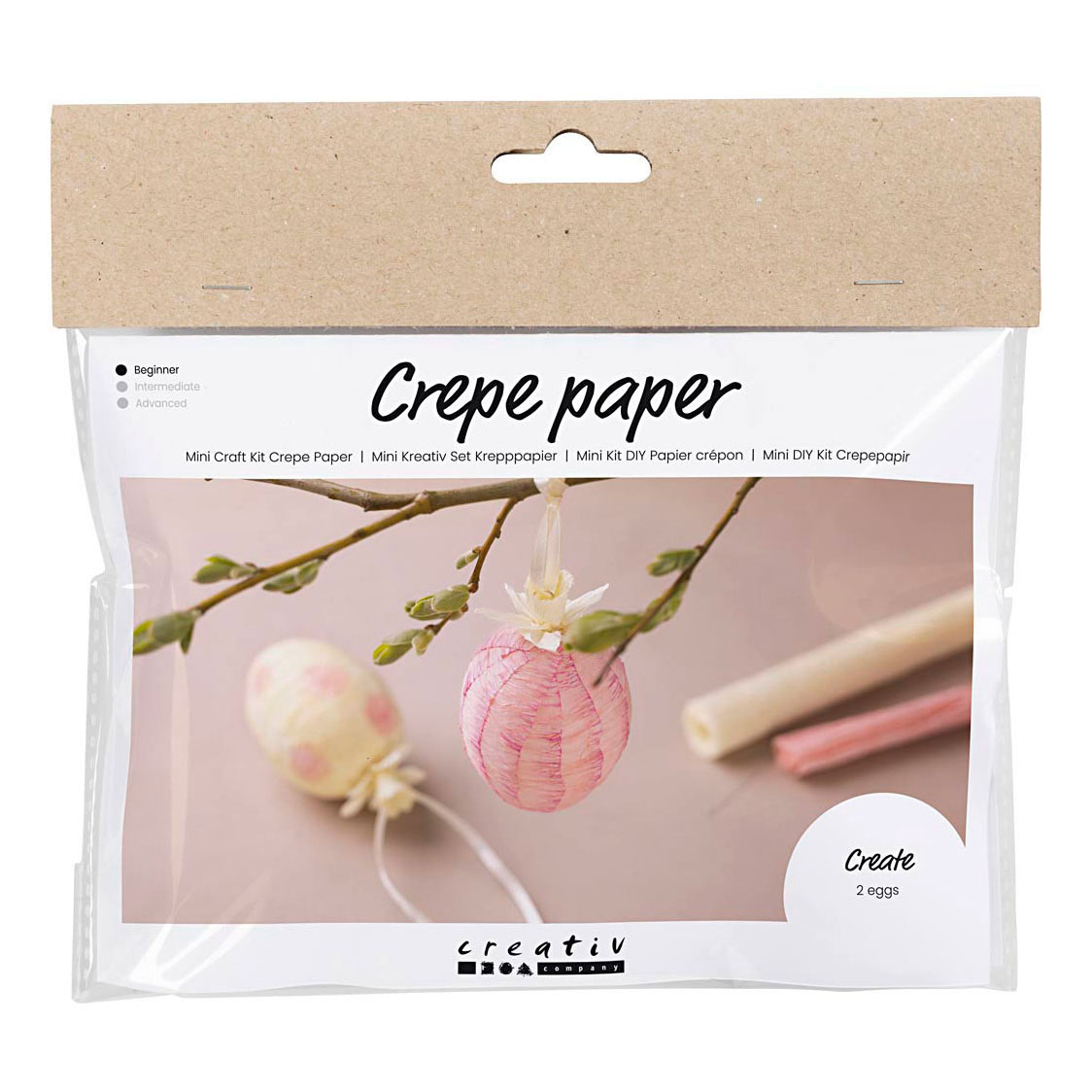 Mini Hobbyset Œufs de Pâques en papier crépon
