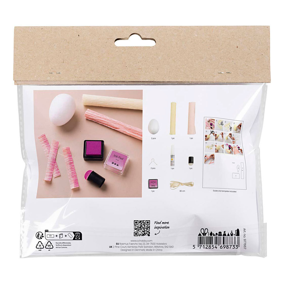 Mini Hobbyset Œufs de Pâques en papier crépon