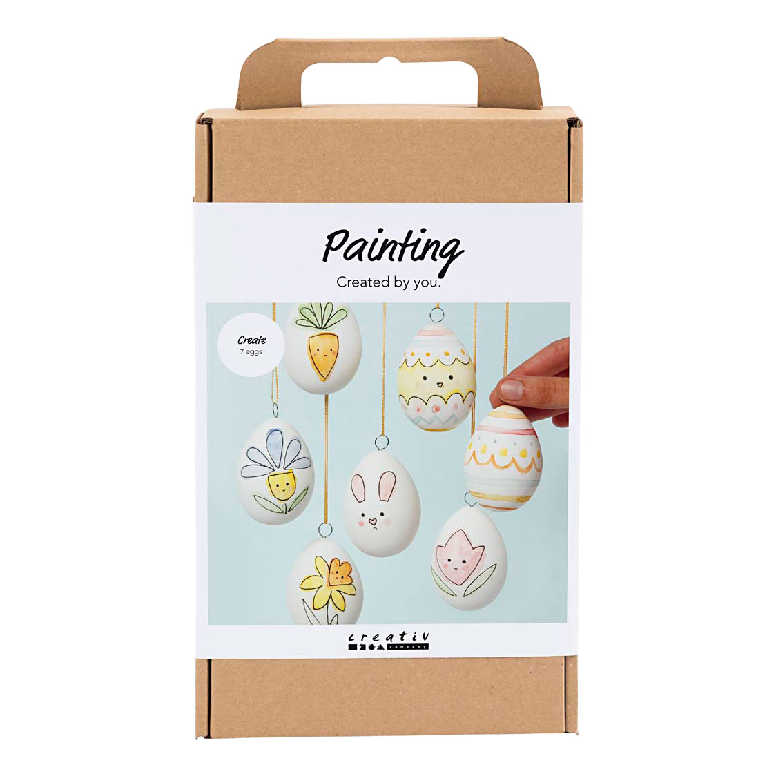 Kit de loisirs créatifs pour peindre des œufs de Pâques