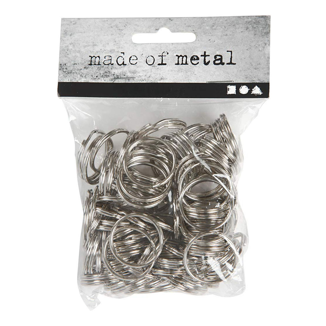 Sleutelhangers 25mm - 100st.