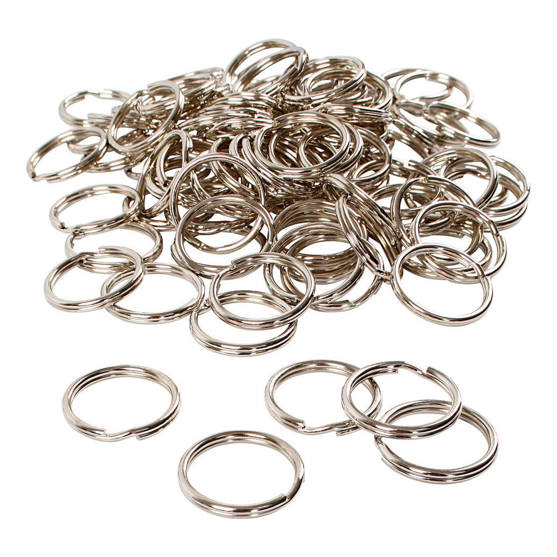 Sleutelhangers 25mm - 100st.
