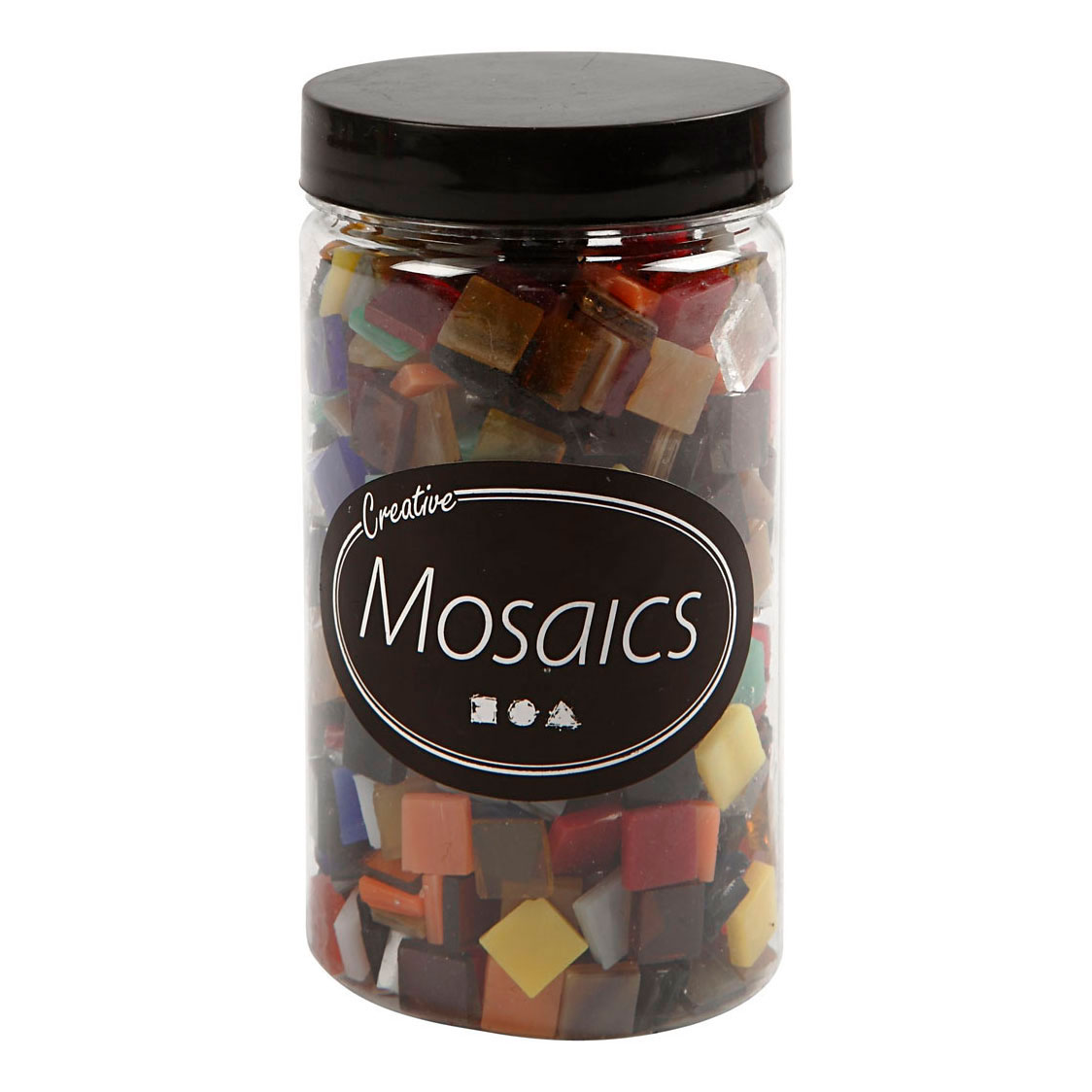 Glas Mozaiek Tegels 10x10mm - 700st.