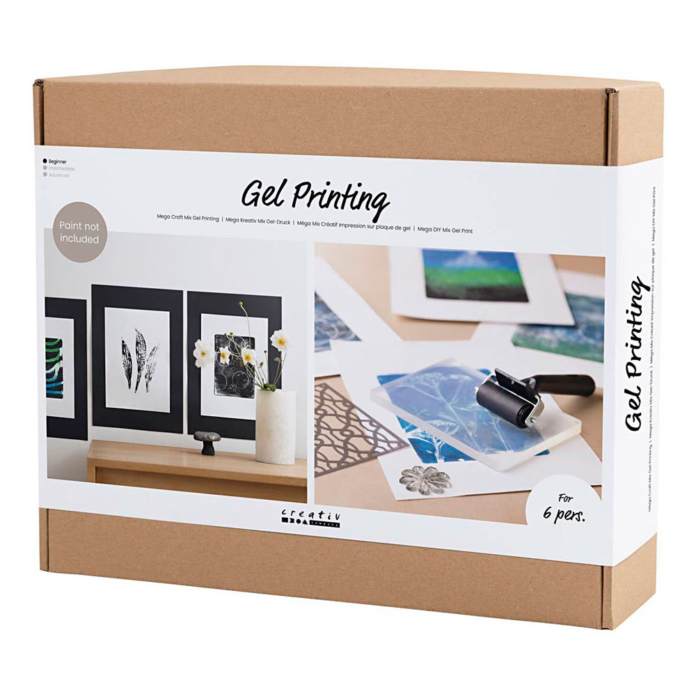 Groepsset Gelprinten - voor 6 Personen