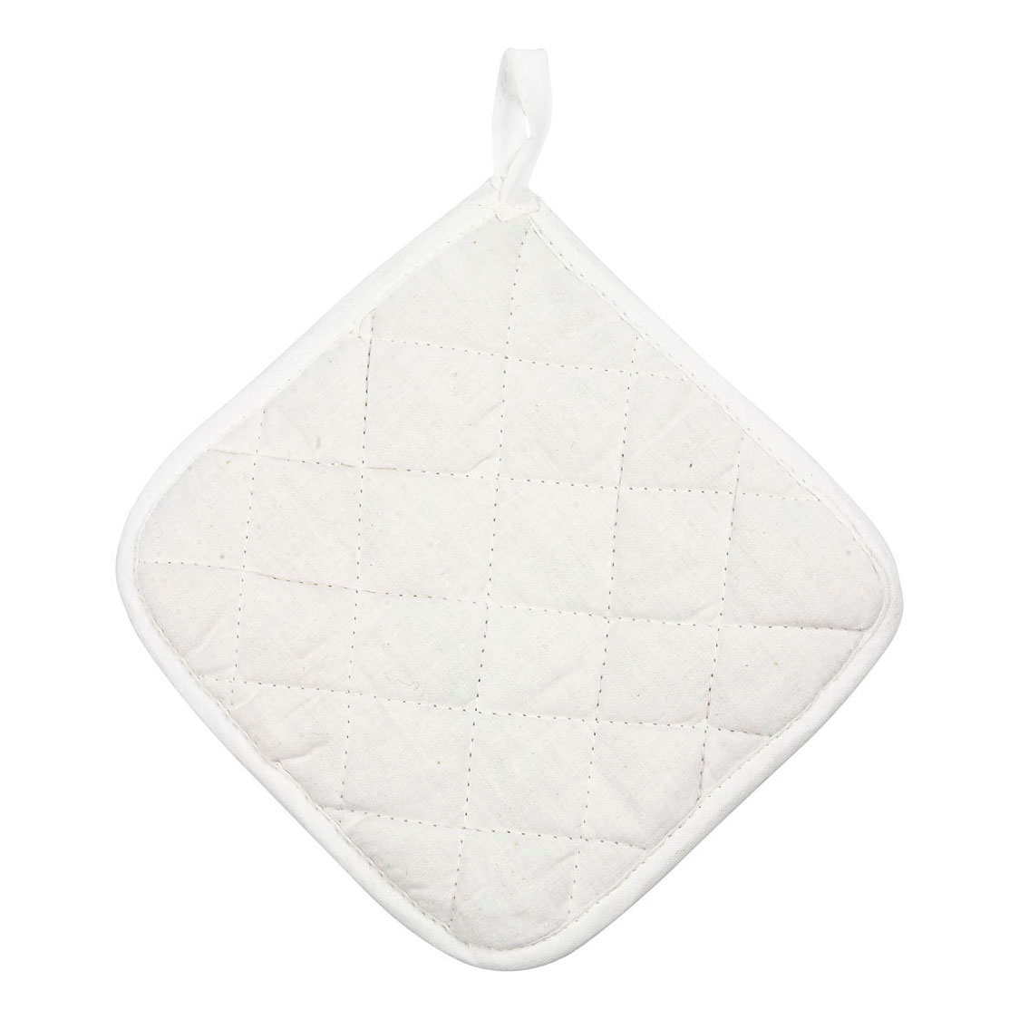 Pannenlappen Wit 20x20cm - 4st.