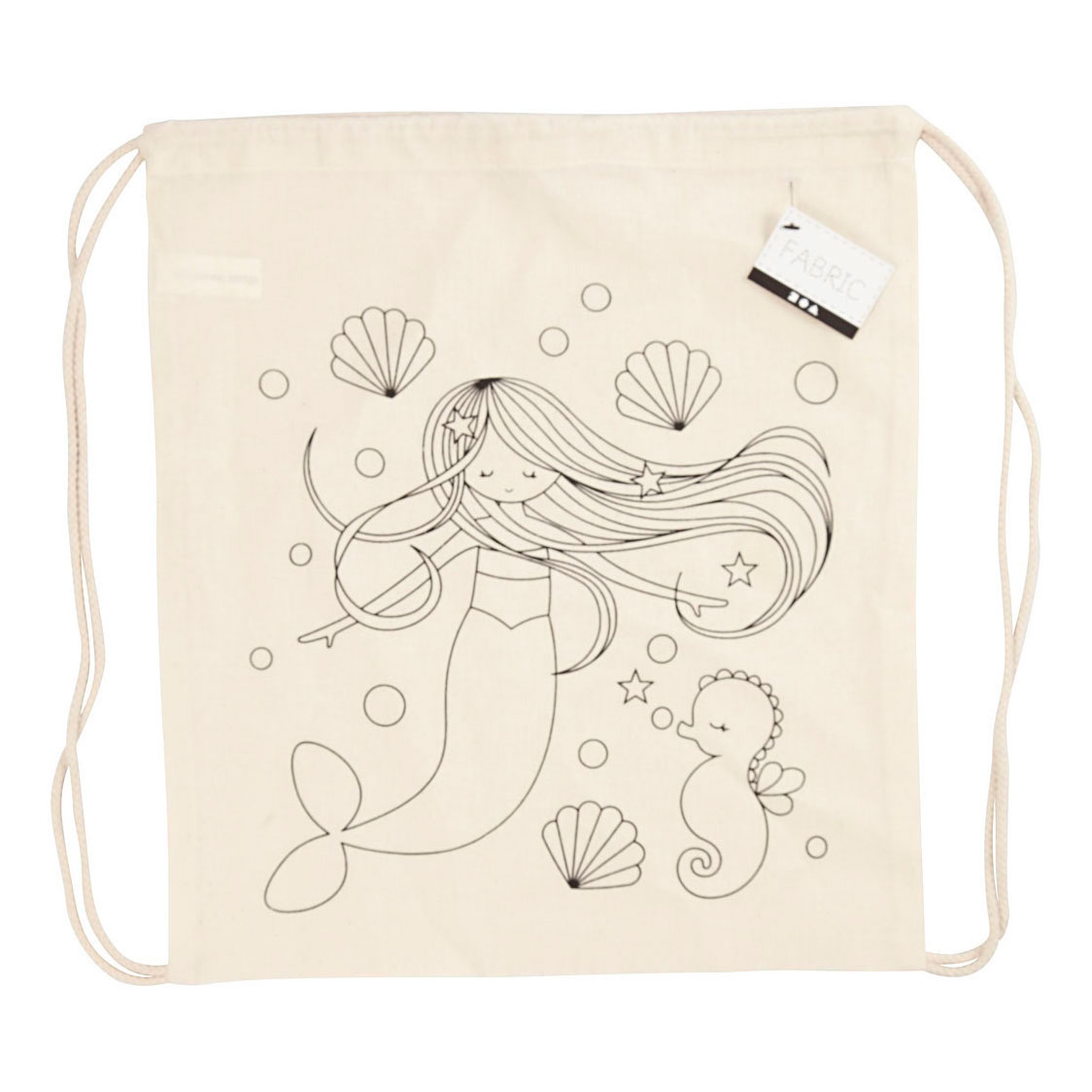 Sac à dos sirène 37x41cm