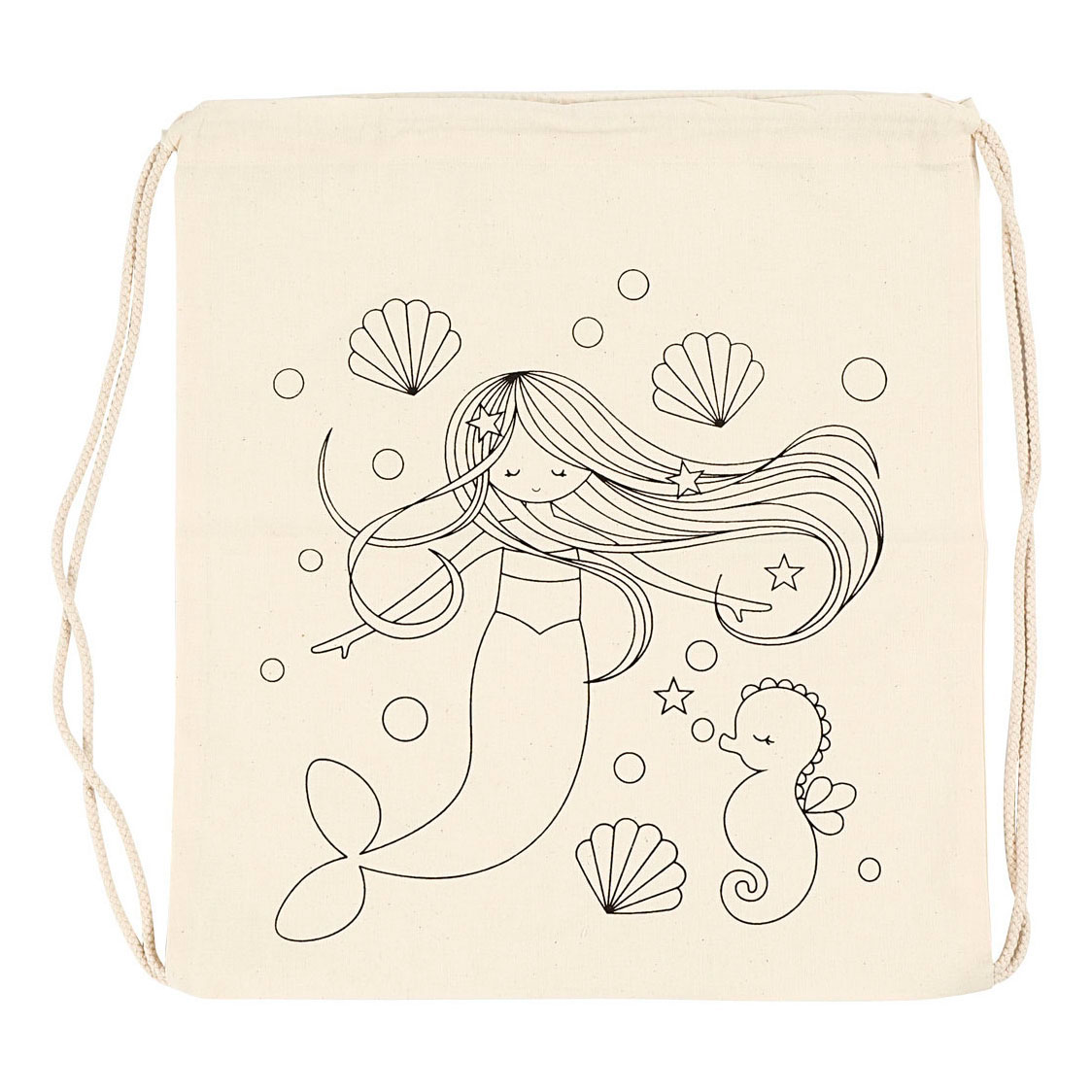 Sac à dos sirène 37x41cm