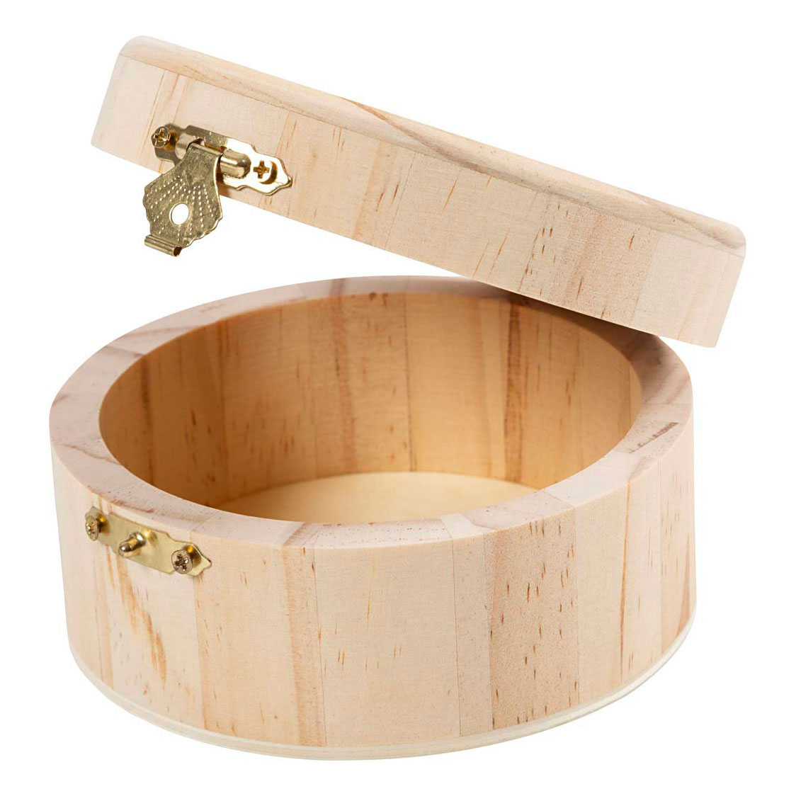 Houten Ronde Doos 6x11cm