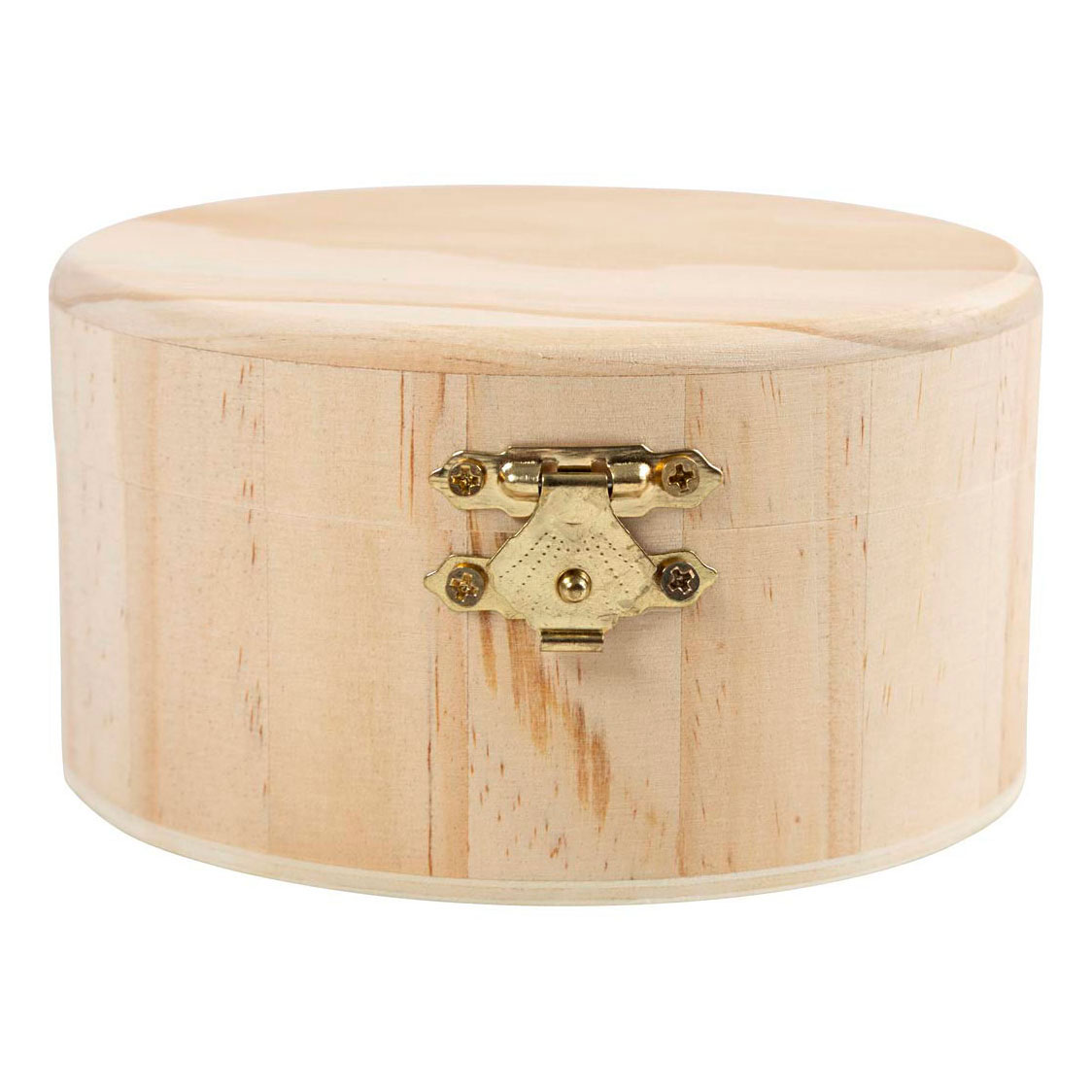 Houten Ronde Doos 6x11cm