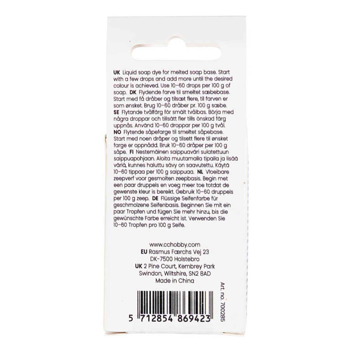 Zeep Verf Paars - 10ml