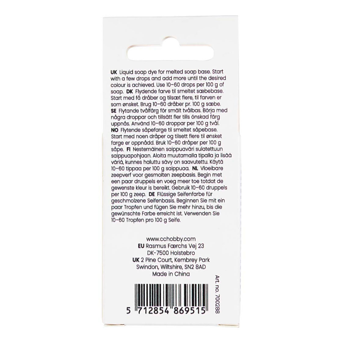 Zeep Verf Bruin - 10ml