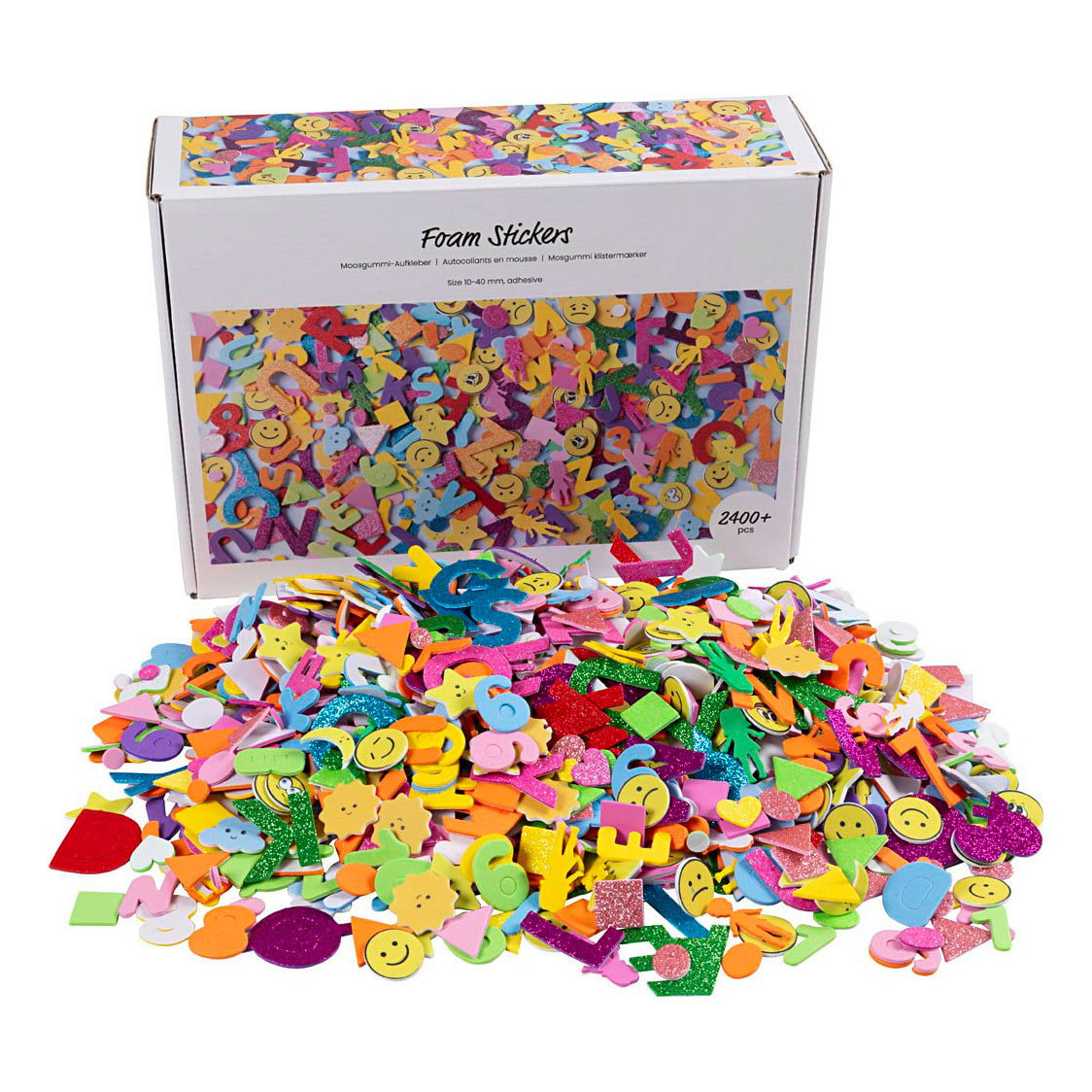 Foam Stickers Vormen - 2400+st.