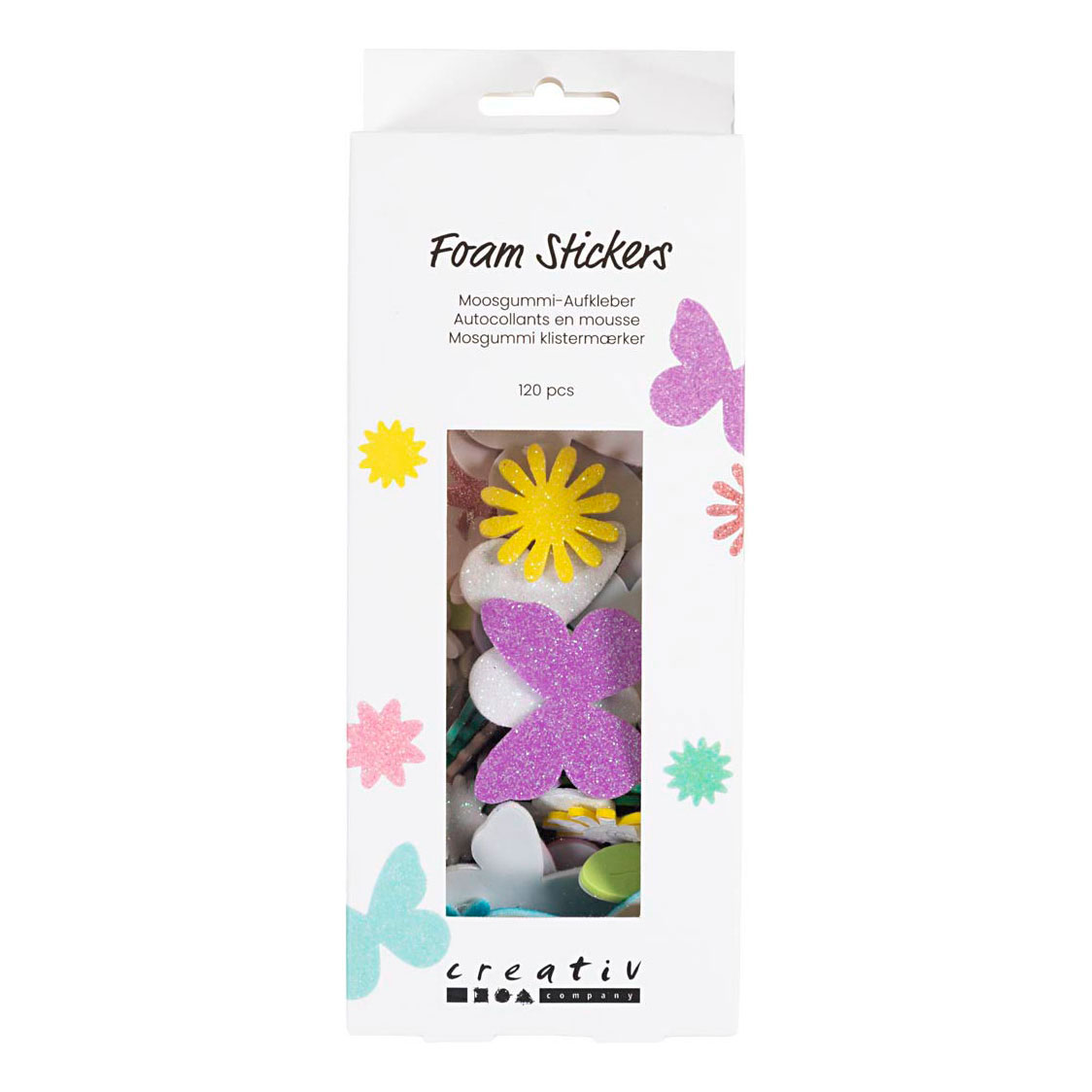 Foam Stickers Figuren - 120st.