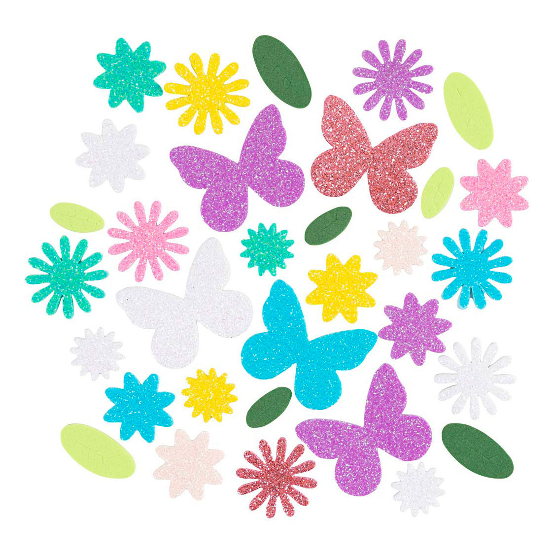 Foam Stickers Figuren - 120st.