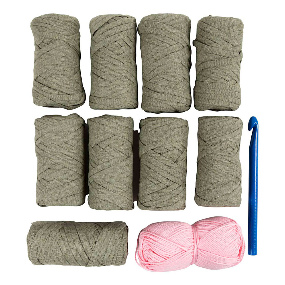 Hobbyset Haken Stoere Tas Olijfgroen