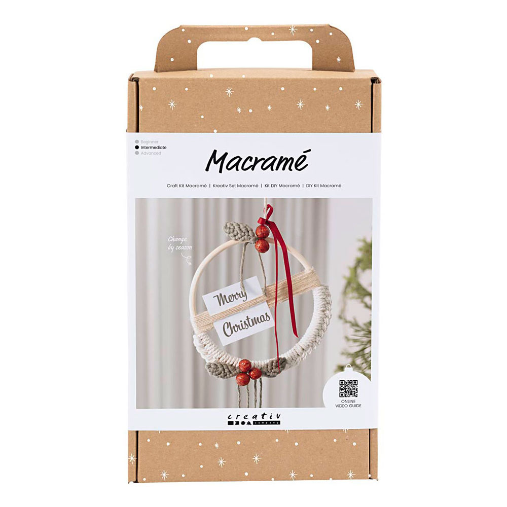 Hobbyset Macrame Kerstkrans