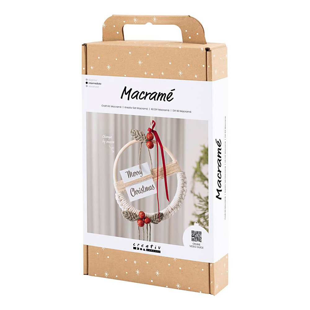 Hobbyset Macrame Kerstkrans