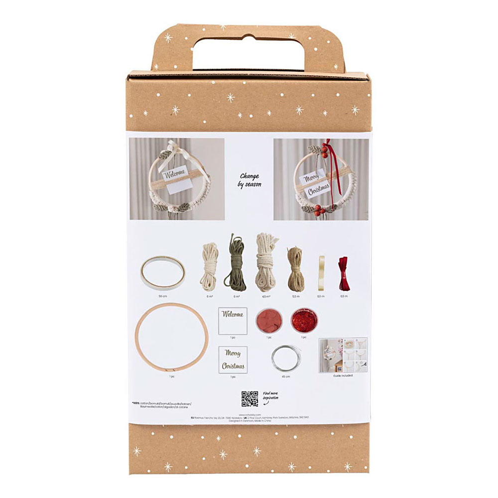 Hobbyset Macrame Kerstkrans