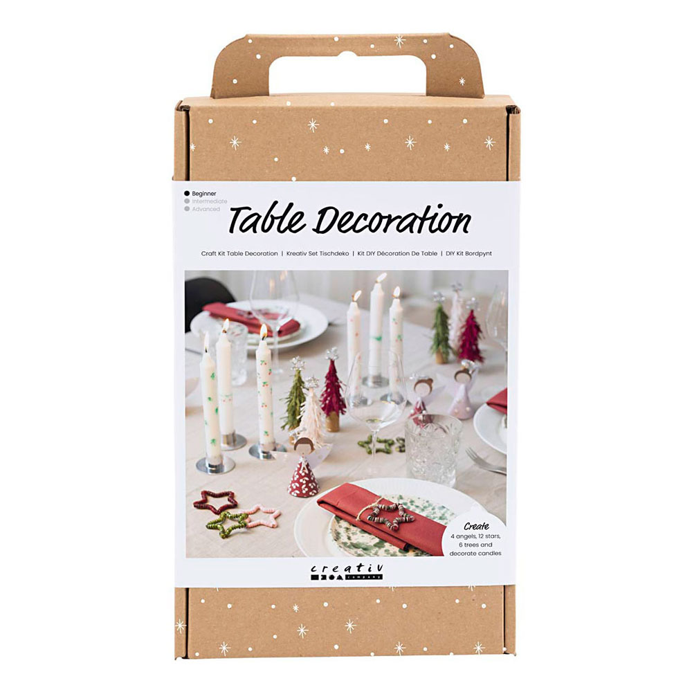 Weihnachtstischdekorations-Hobbyset