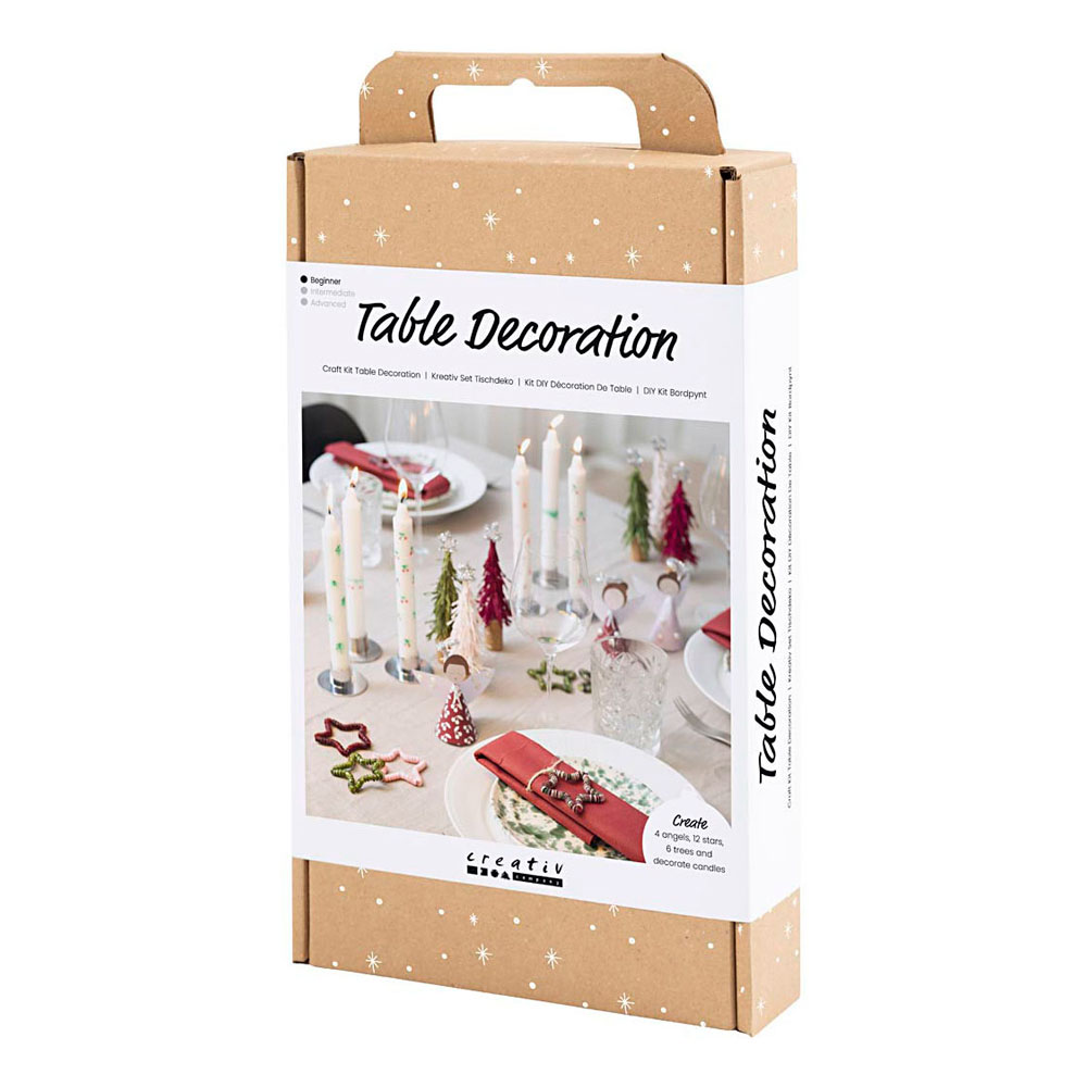 Weihnachtstischdekorations-Hobbyset