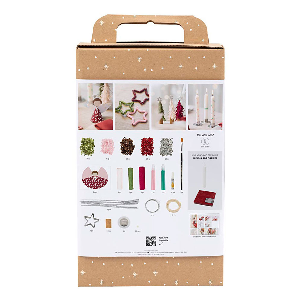 Weihnachtstischdekorations-Hobbyset