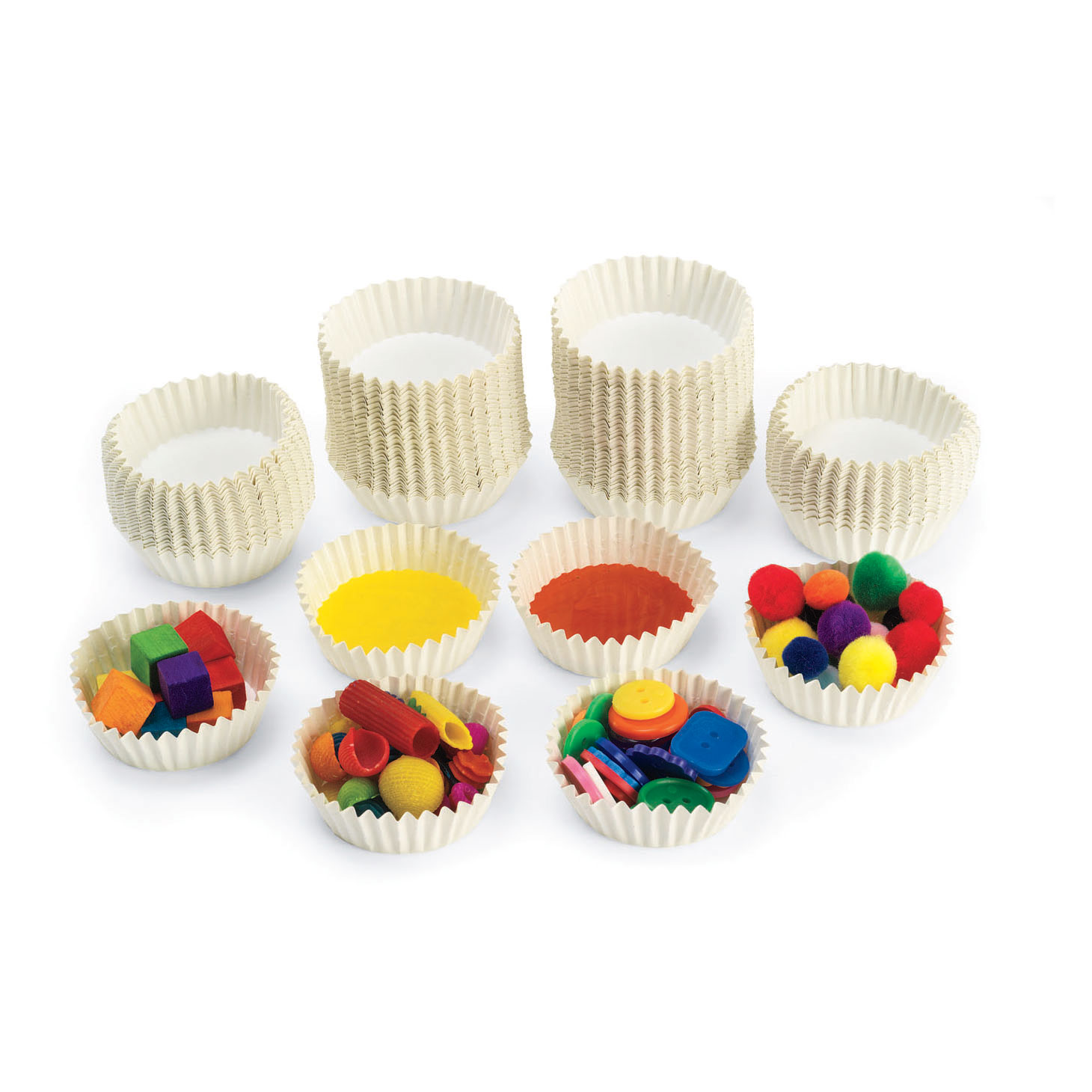 Colorations Knutsel Cupjes, Set van 100
