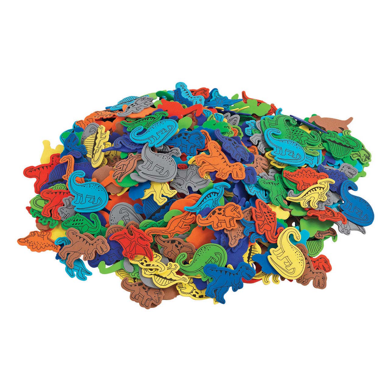 Colorations - Dinosaurier-Figuren aus Schaumstoff, 500 Stück.