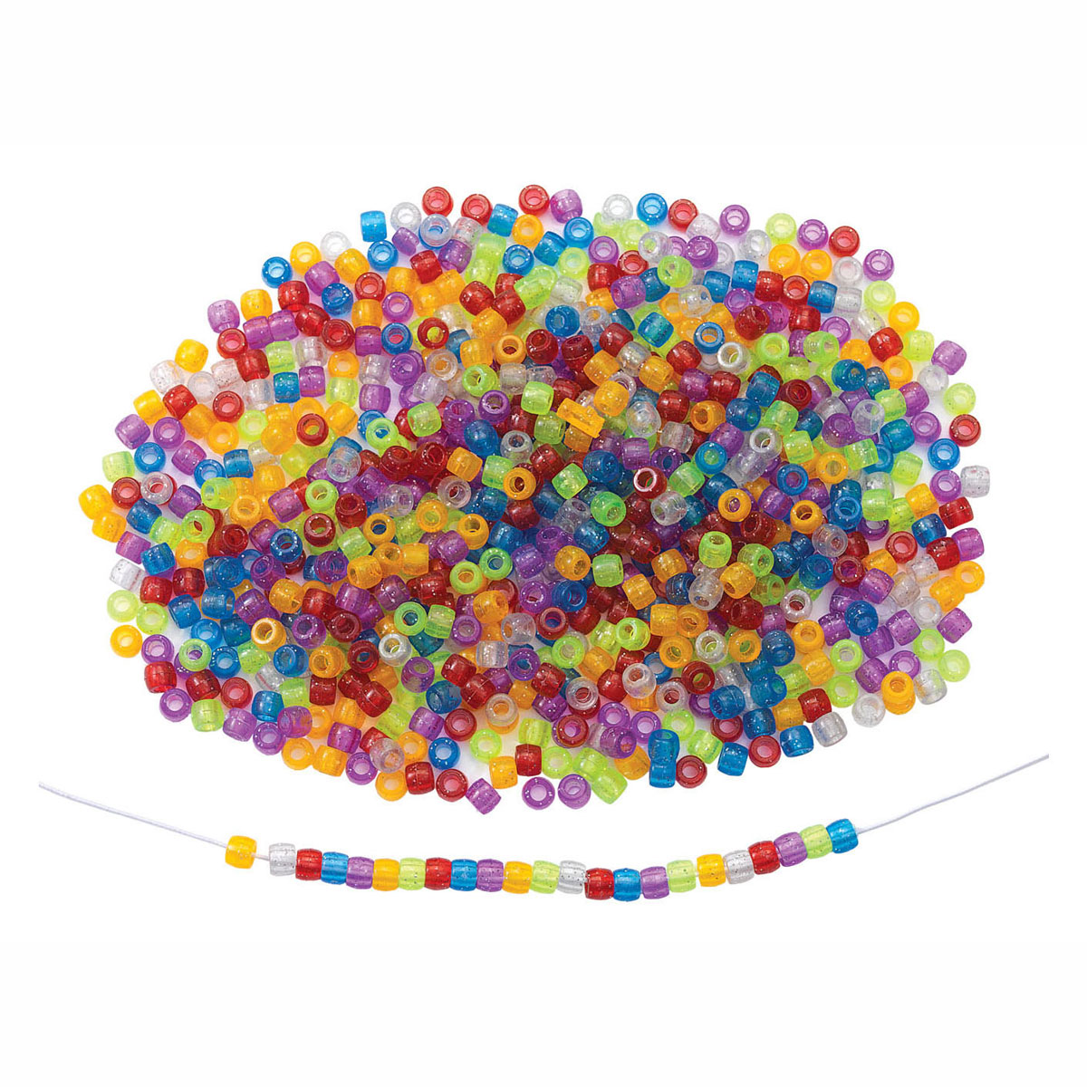 Colorations - Perles scintillantes colorées en sachet, 453 grammes