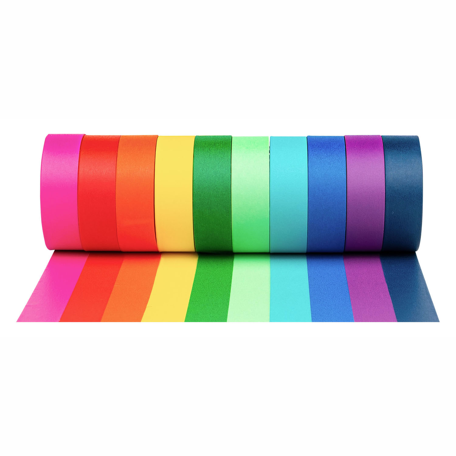 Colorations Washi Tape Vaste Kleuren, 10 x 500cm