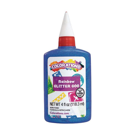 Colle à paillettes arc-en-ciel Colorations - 118 ml