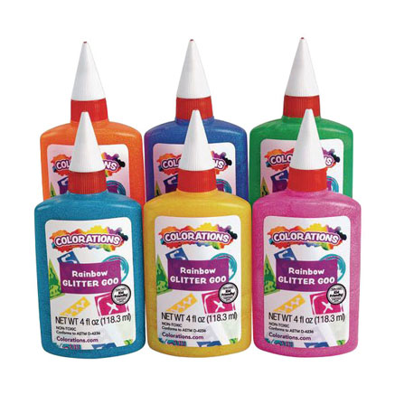 Colle à paillettes arc-en-ciel Colorations - 118 ml