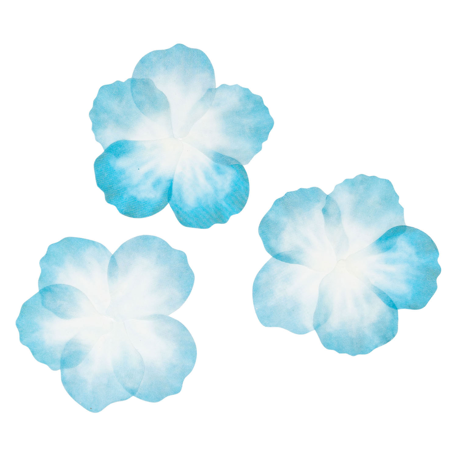 Colorations - Washi Sticker - Blaue Blütenblätter, 80 Stück.