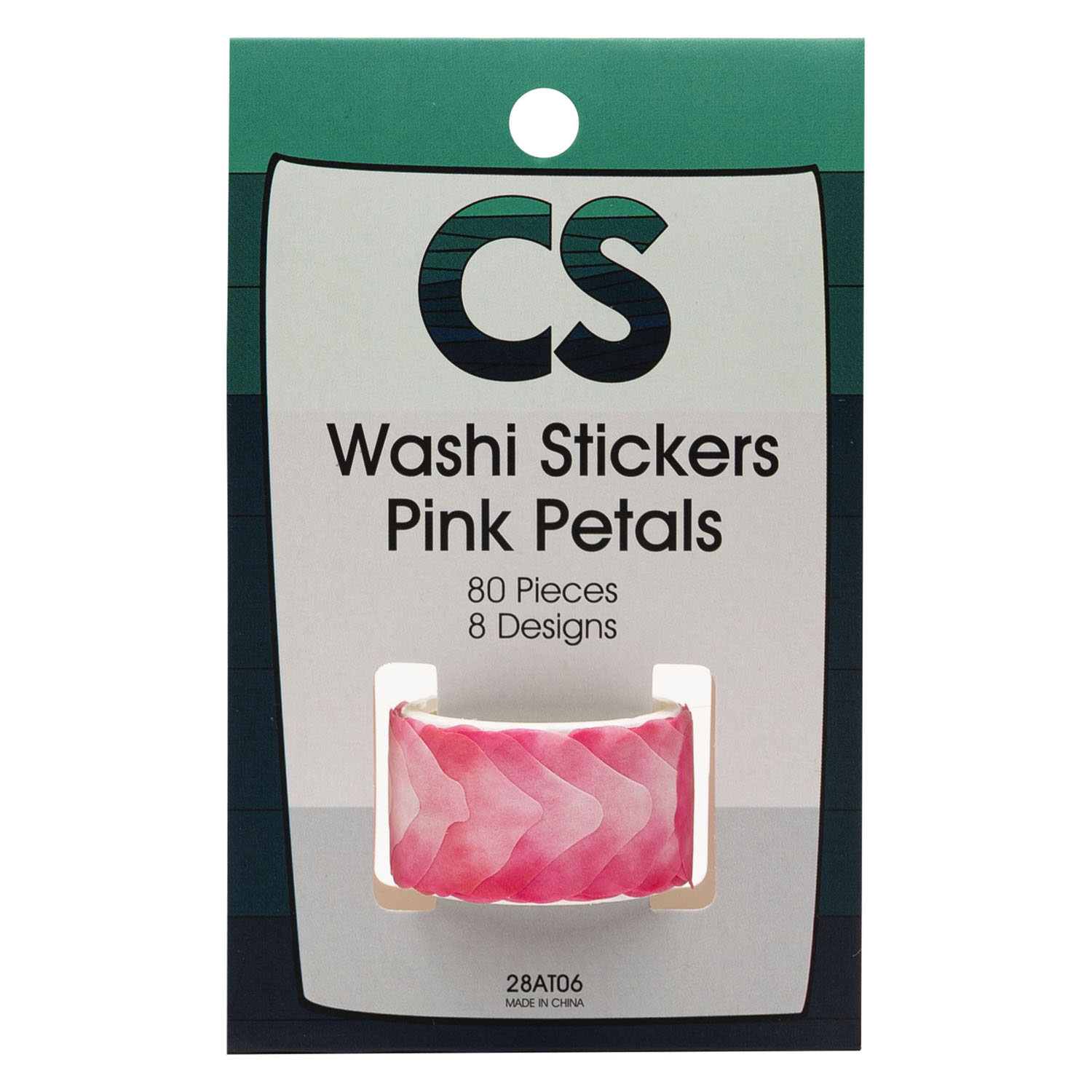 Colorations - Washi Sticker - Rosa Blütenblätter, 80 Stück.