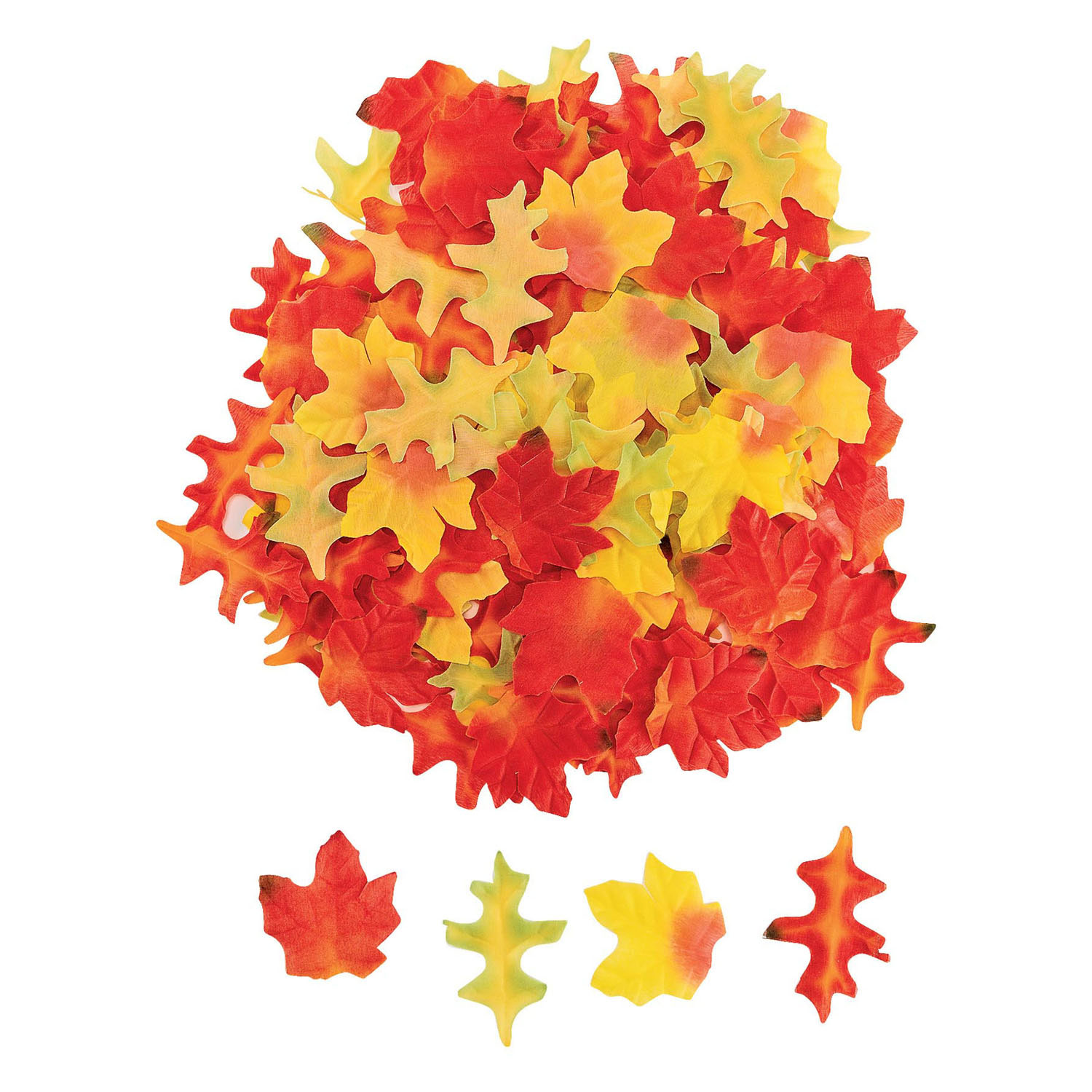 Colorations - Feuilles d'automne en tissu, 200pcs.