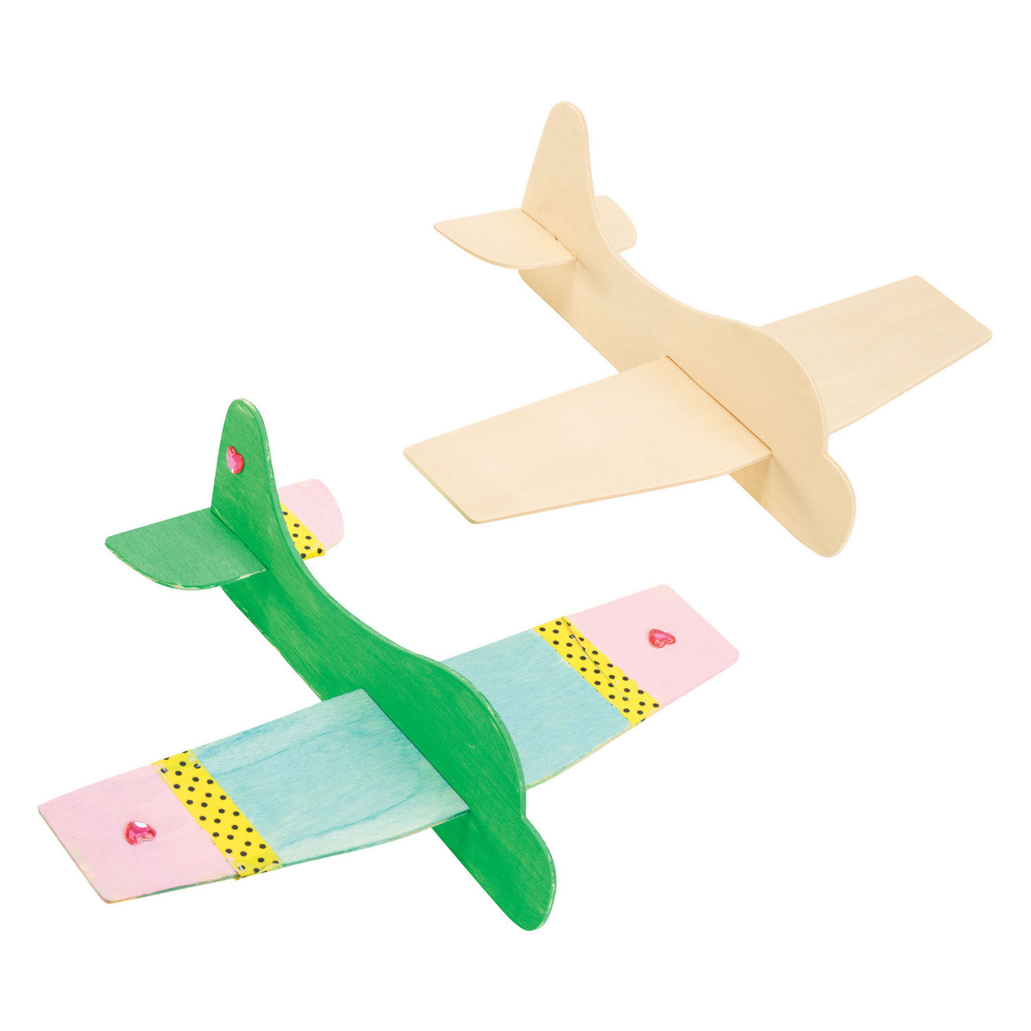 Colorations - Herstellung von Modellflugzeugen aus Holz, 12er-Set