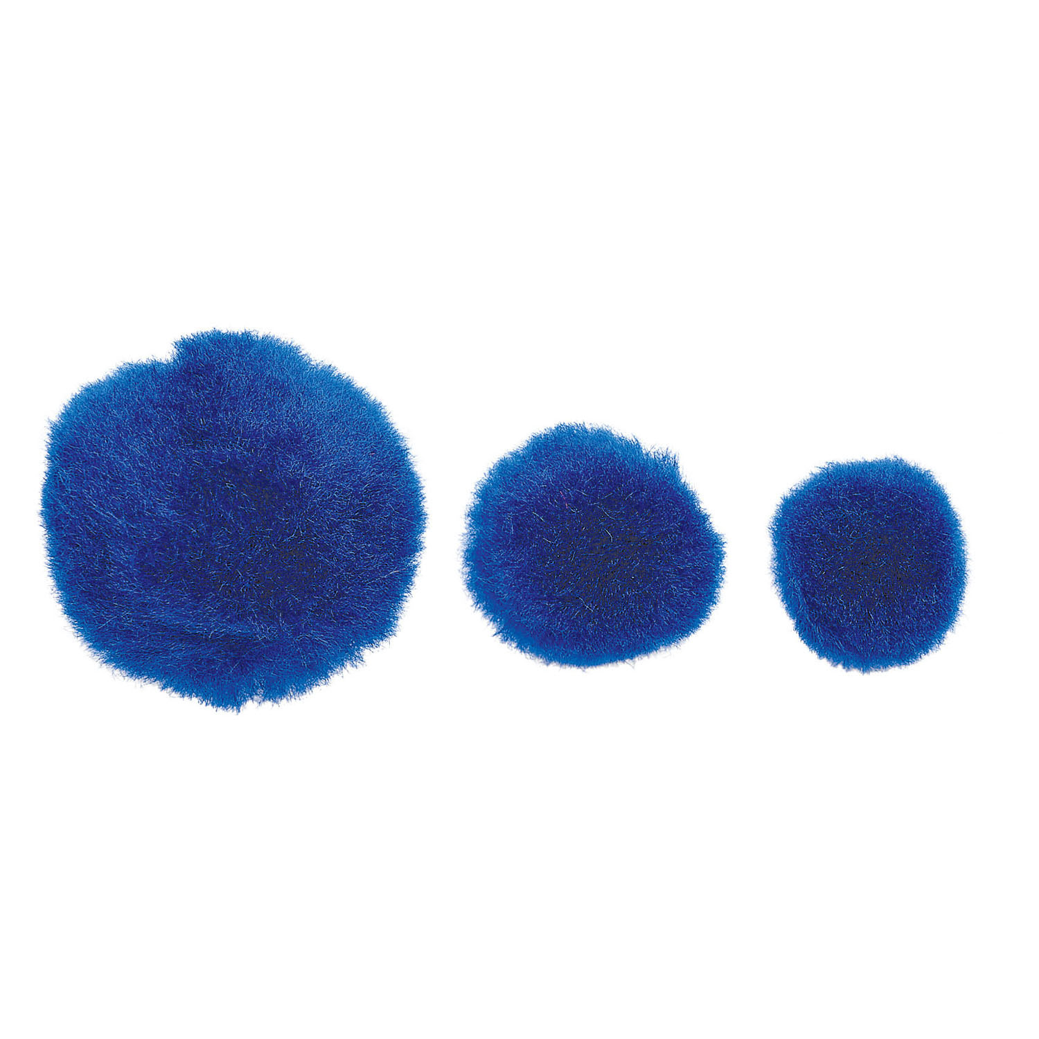 Färbungen - Pom Pomps Blau, 100 Stück.