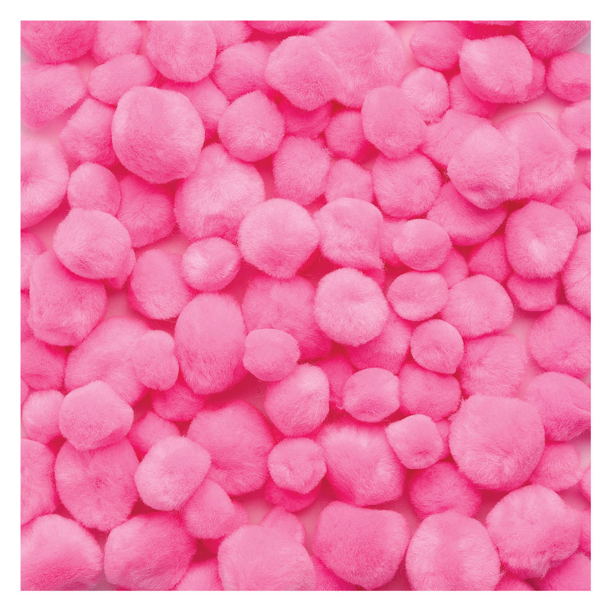 Colorationen - Pom Poms Pink, 100 Stück.