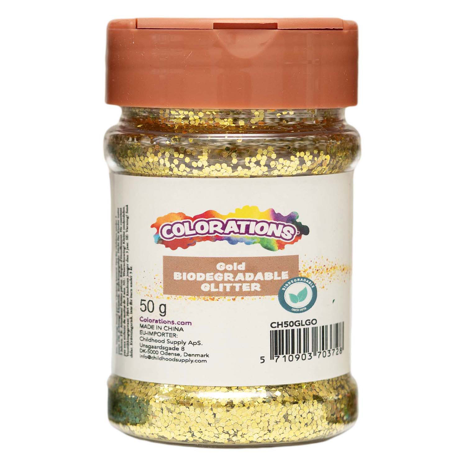Colorations - Paillettes dorées biodégradables - 50 g