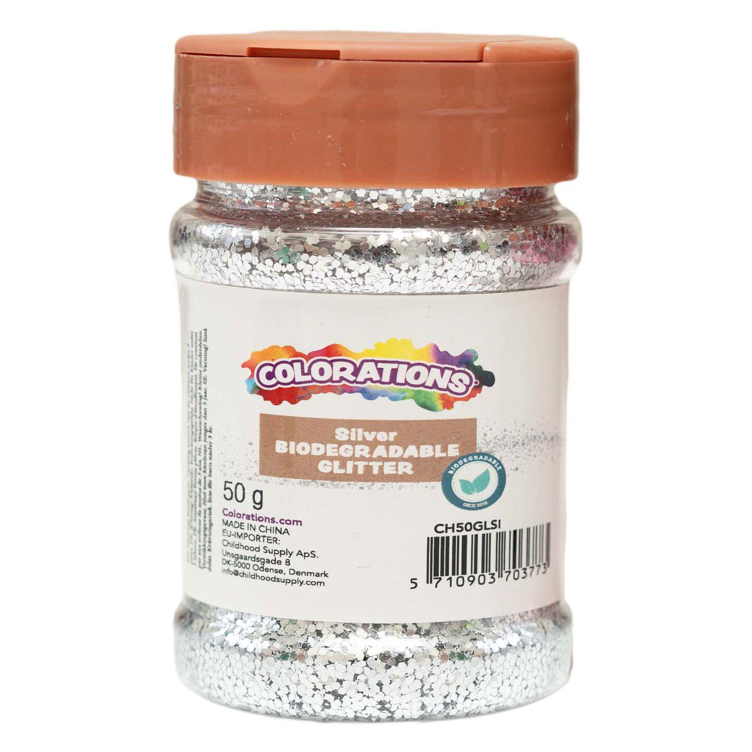 Colorations - Paillettes Argent Biodégradables - 50g