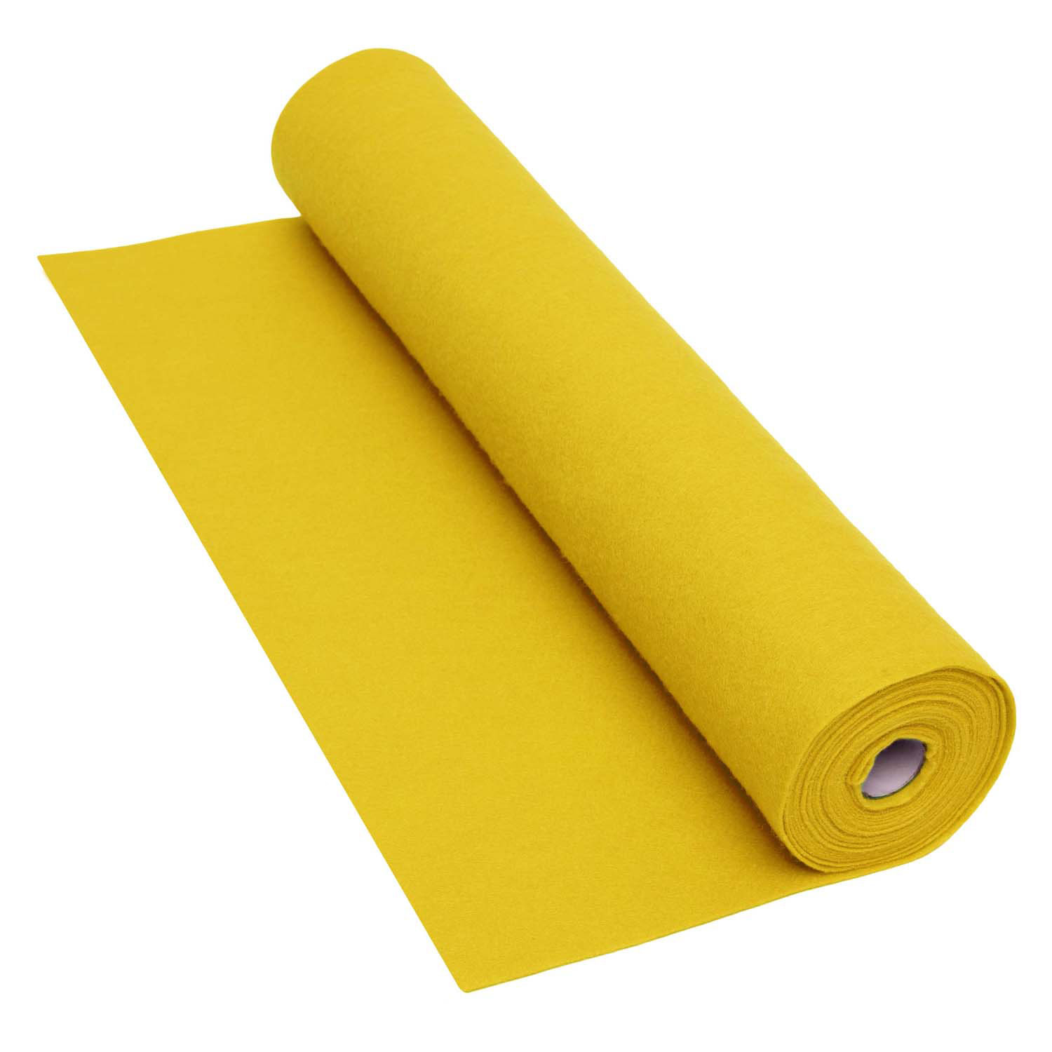 Colorations - Rouleau de Feutrine Jaune - 160 g/m², 5 m x 45 cm