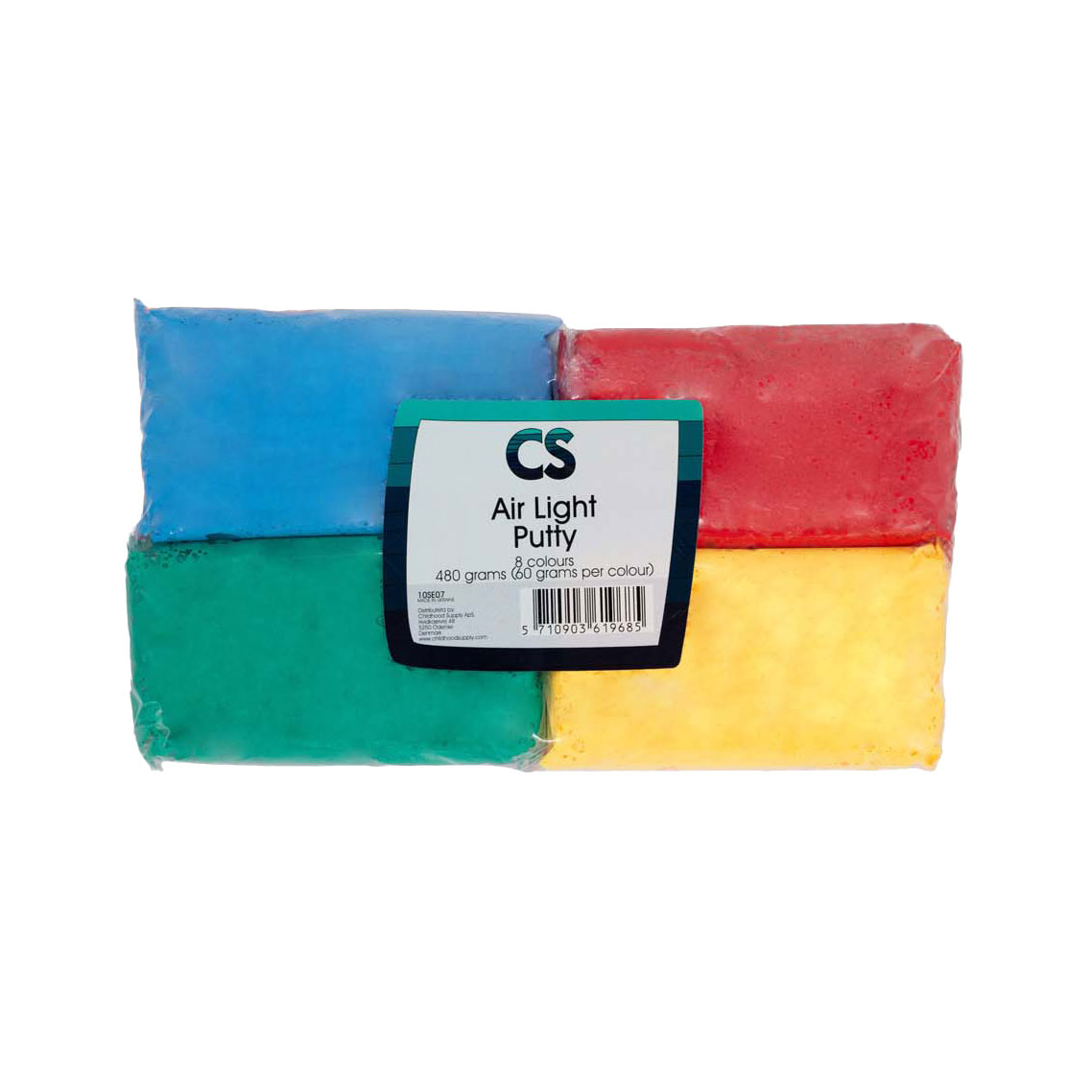 Pâte à modeler ultra légère - 8 couleurs