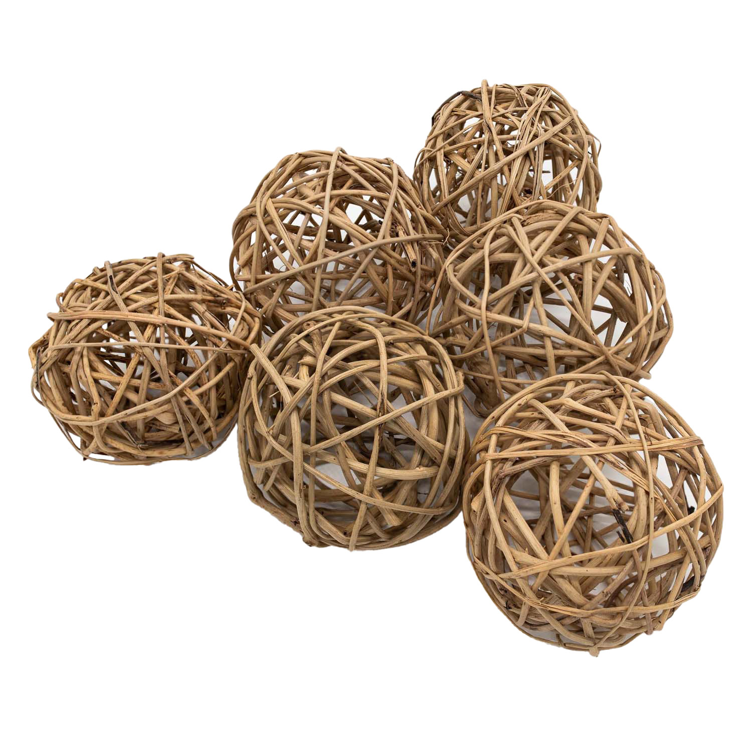 Grandes boules de Lata, 6 pièces.