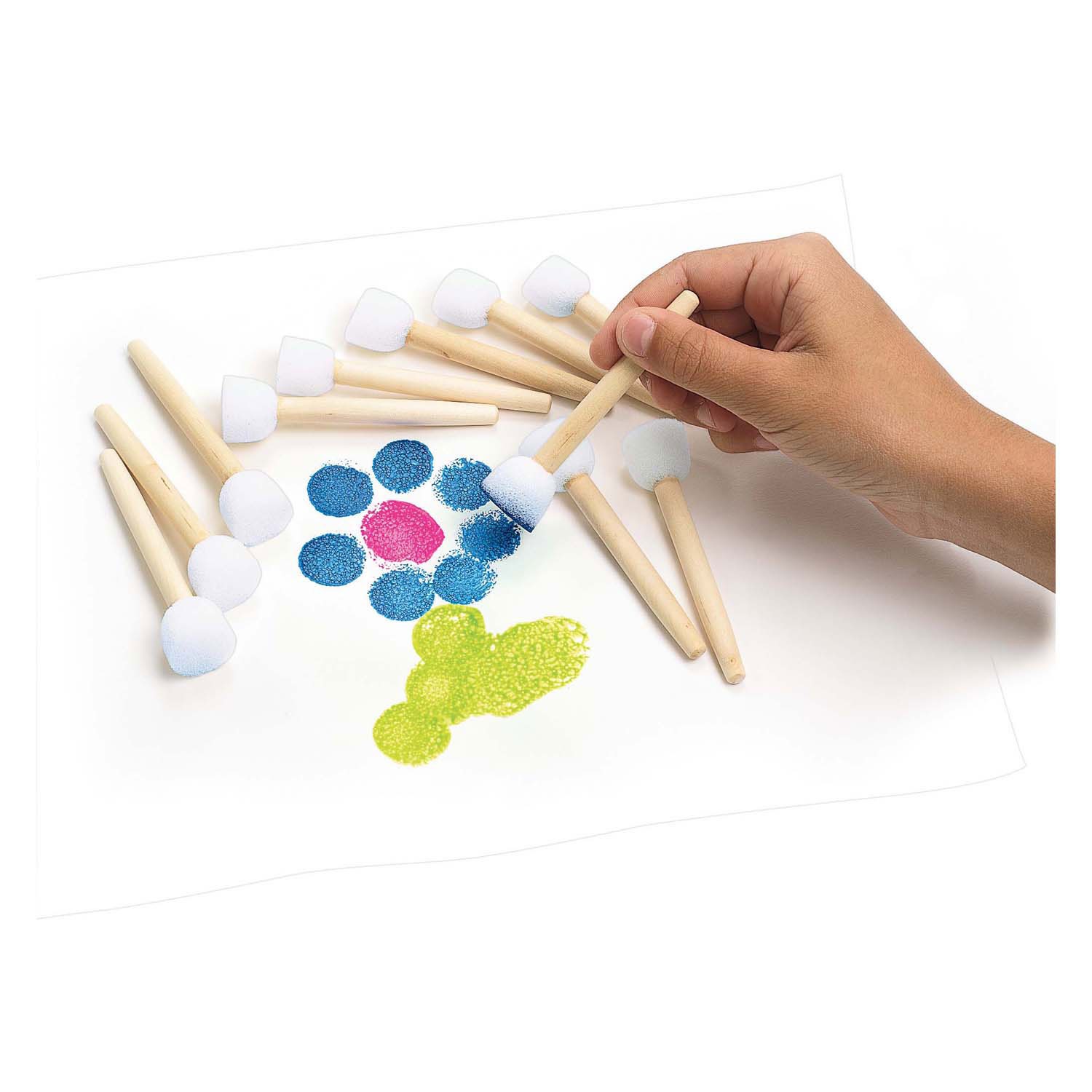 Colorations - Paint-A-Dot Penselen, 12st.