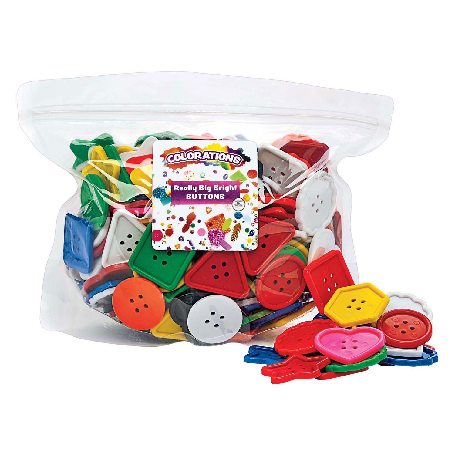 Colorations - Très gros boutons brillants, 450 grammes
