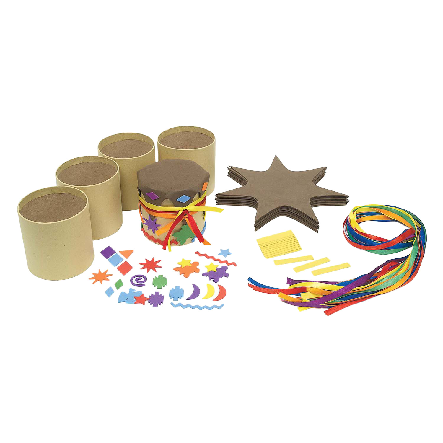 Colorations - Fabriquez votre propre tambour, 12 pièces.